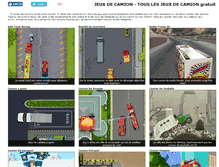 Tablet Screenshot of jeux2camions.com